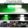 8pcs 12V Sync Ultra Slim 12-LED Surface Mount Flashing Strobe