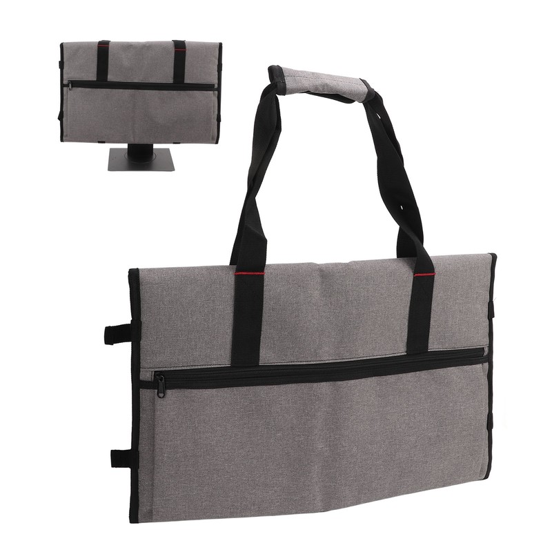 Desktop Computer Monitor Carrying Case Moving Monitor Screen Protective Bag