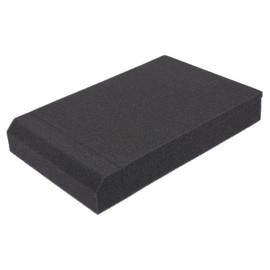 Kisangel 1 Set Acoustic Isolation Pads for Speakers Soundproof Sponge Cushion for Enhanced Audio Clarity and Vibration Reduction for Studio Monitors and Home Audio Systems Black