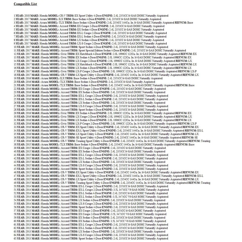 Honda 17115-5A2-A01, Engine Intake Manifold Gasket