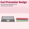 Sticky Note Stencil,Sticky Note Hold/er with Stencil,Sticky No/te Line Stenc/il