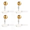 4PCS Fishing Glow Sticks with 4pcs Bells High Visibility Color