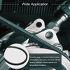 sourcing map 3 Pcs AX49 EPDM V-Belt, Raw Edge Cogged