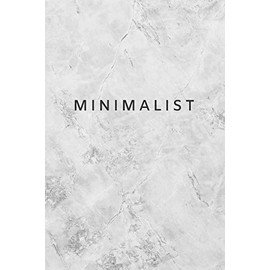 Minimalist: Luxury Grey Marble Journal/Notebook/Planner/Diary - Perfect Thoughtful Gift For Minimalists (Men & Women) - Lined 6" x 9"