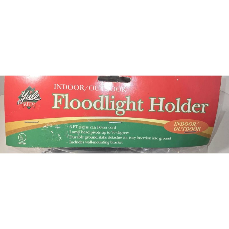 Yule Rite Outdoor Spotlight Flood Light Holder Floodlight Fixture with