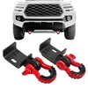 JY PERFORMANCE Front Demon Tow Hook Brackets with 3/4in Shackle