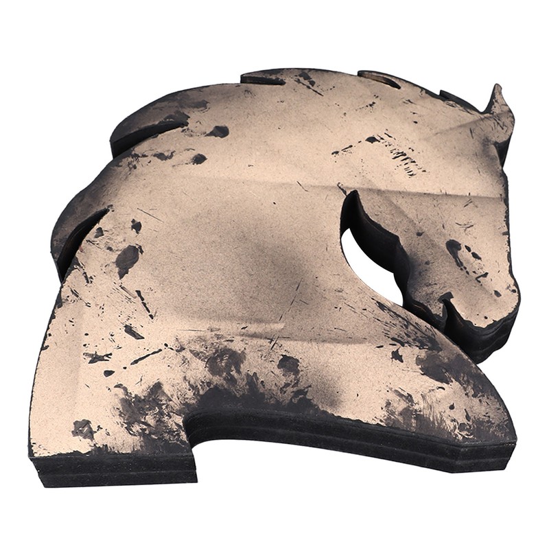 Horse Shape Wooden Crystal Display Shelf Decorative Wooden Crystal Wall