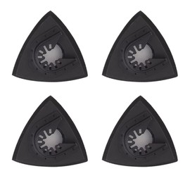 Pack of 4 Delta Sanders Sanding Plate Multitool Sandpaper Accessories for Fine Bosch Parkside Ryobi Worx Workzone Accessories, Delta Sander, Multitool Sanding Plate 80 mm