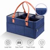 Baby Diaper Caddy Organizer, Large Portable Nappy Storage Basket Personality