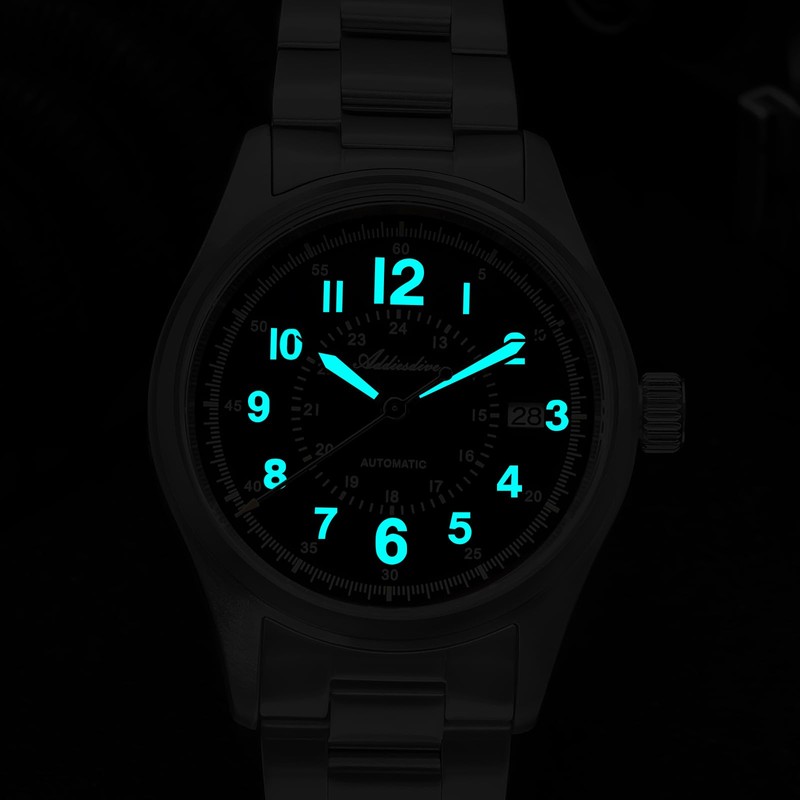 ADDIESDIVE Mens Automatic Watch Sapphire Crystal 200 M Waterproof Luminous