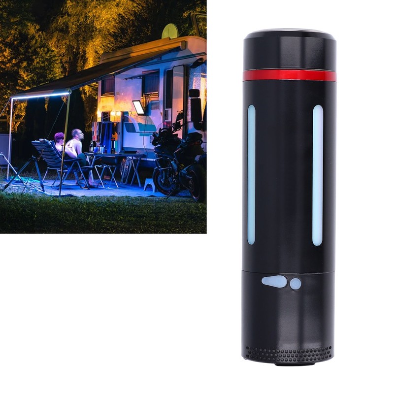 Smart Vacuum Bottle USB Charging Bluetooth Speaker Music Light Insulated