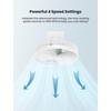 8.5-Inch Quiet Wall-Mounted Oscillation Fan with Remote & Timer, 4-Speed