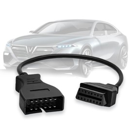 AMHTDOL OBD1 to OBD2 Adapter Fit for GM 12Pin Obd1 to Obd2 16 Pin Connector,Compatible with GM Vehicle 12 pin Diagnostic Cable, Work with OBD2 Scan Tool/OBD 1 Code Reader