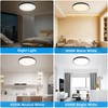 HOVENLA 19.7 Inch Round LED Ceiling Light Fixture, 36W Dimmable