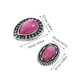 BIUDECO 20pcs Nail Art Diamond Jewelry Retro Charm Nail Charms for Decorations