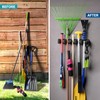 Mop and Broom Holder Wall Mount - Garage Storage Organizer