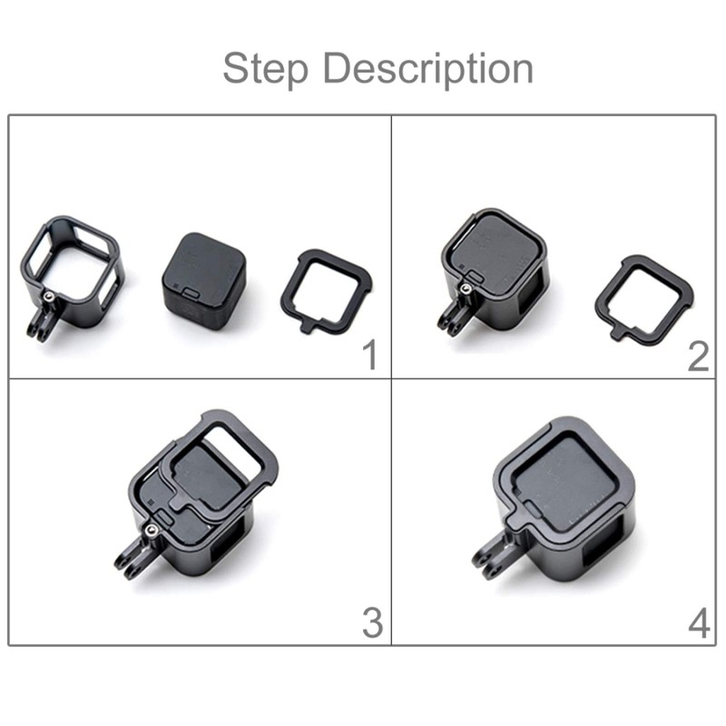 PULUZ® Shockproof Housing Shell Case CNC Aluminum Alloy Protective Cage