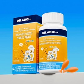Dr. Adol Beta Carotene Lemon Flavor Omega 3 Family Tocopherol / 닥터아돌 베타카로틴 레몬맛 오메가3 패밀리 토코페롤