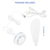 SCOOYEEES USB Powered Ceiling Fan Portable Canopy Fan with ON/OFF