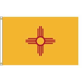 New Mexico 5ftx8ft Nylon State Flag 5x8 Made In USA 5'x8'