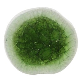 Indian Shelf 14 Pieces Ocean Olive Green Ceramic Drawer Knobs for Kitchen Cabinet Hardware Door Pulls Decorative Dresser Luxury Artisians