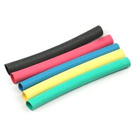 K4 1/4" Black Heat Shrink Tubing 2 Foot Length