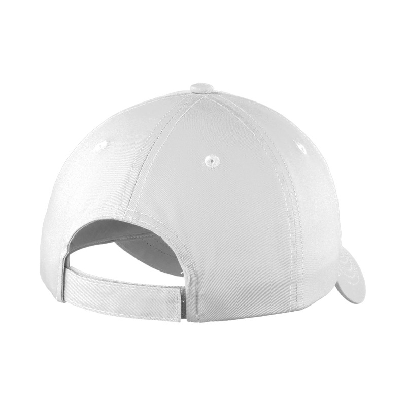 Port and Company Unstructured Twill Cap (C914) -OS-White