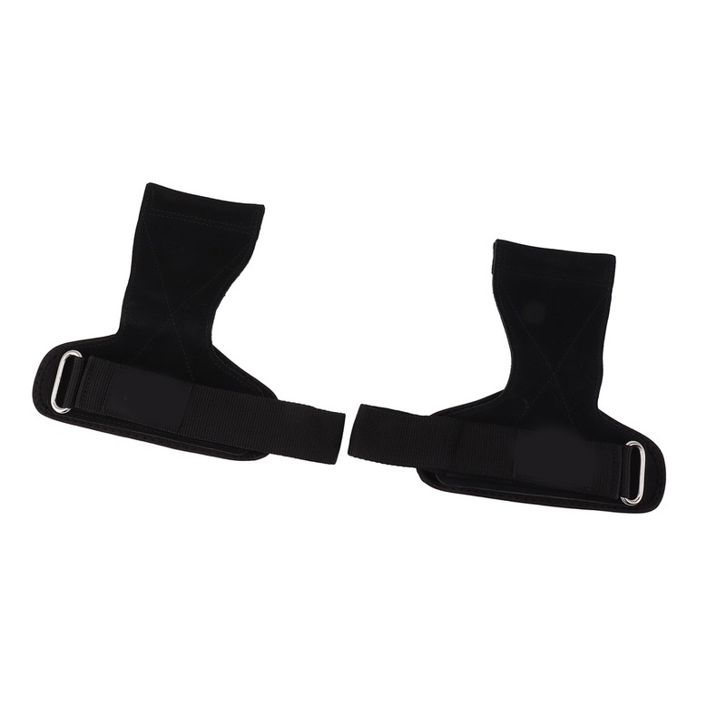 Pull Up Deadlift Straps Assist Wrist Padded Workout Power Lifting