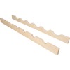 Hardware Resources BR30 Wine Bottle Rack, Maple