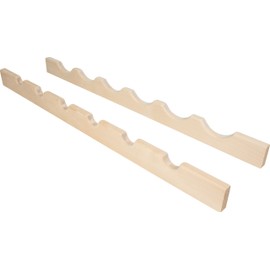 Hardware Resources BR30 Wine Bottle Rack, Maple