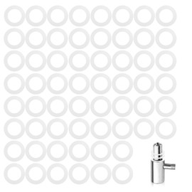 Pack of 60 Fitschenringe Room Doors, 15 mm x 10.2 mm Plastic Washers for Standard Room Doors, Washers, Door Hinge (1 mm, 60 Pieces)