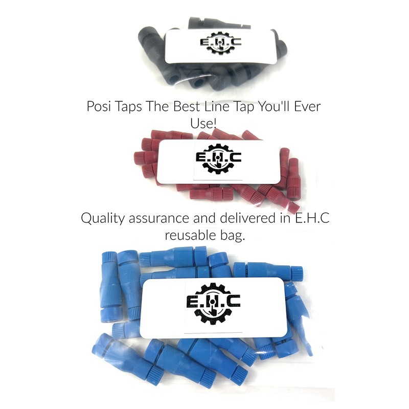 Posi-Tap taps 14-16 ga. Pack of 6. Posi Taps (Choose