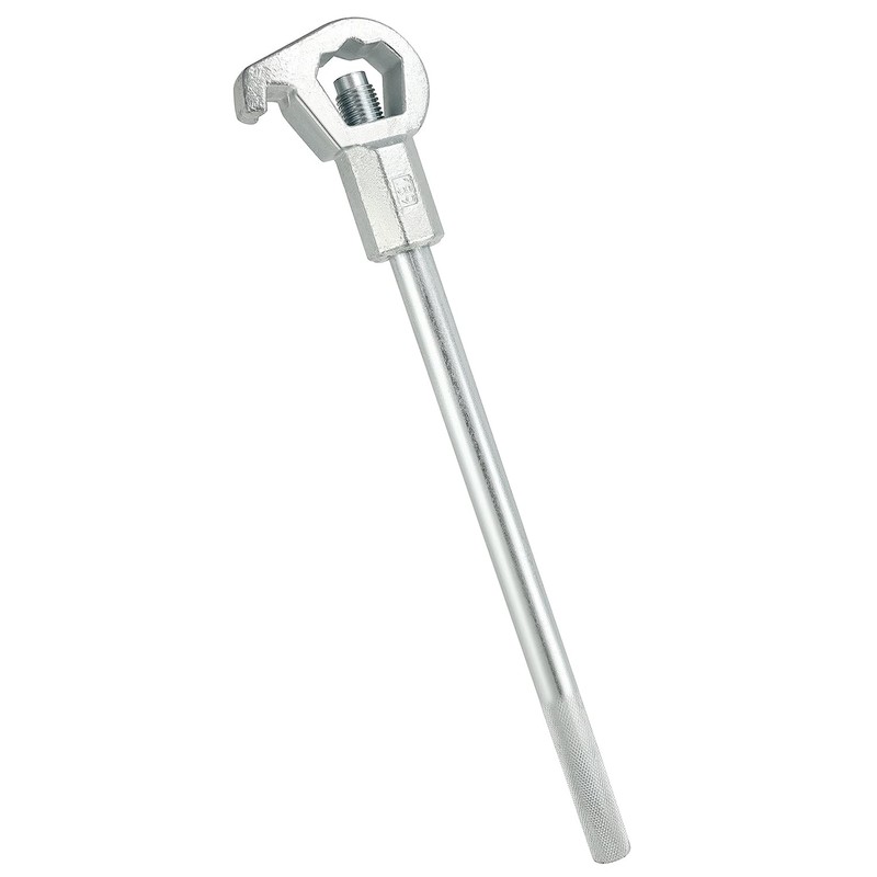 QWORK Heavy Duty Adjustable Hydrant Wrench – Fits 1-1/2" to