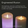Softflame Flameless Multi Color Flickering Moving Flame 3"x 7" Pillar