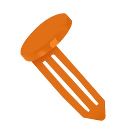 BankSupplies Keyhole Signals - Orange Multiple People Present to Open Signal - Box of 25 - Non-Chip - Reusable & Long-Lasting - At-a-Glance Organization - Color Coded Plugs