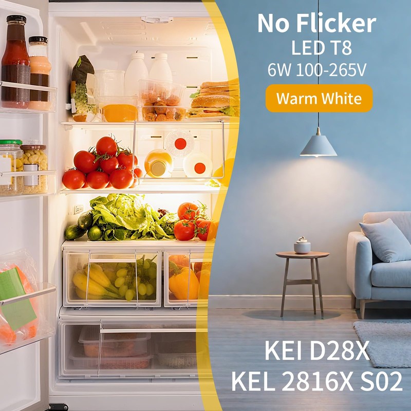 TZLONMFG 297114000 Led Bulb KEI D28X KEL 2816X 2815 Freezer