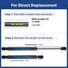 ARANA 11 inch 45lb/200N Gas Strut, 11'' Gas Shocks Lift
