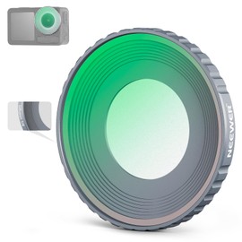 NEEWER Black Mist Diffusion 1/4 Filter Compatible with DJI Osmo Action 5 Pro & 4, Multicoated HD Optical Glass Screw On Soft Dreamy Cinematic Effect Filter, FL-N50