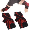2Pcs Elastic Knee Compression Sleeve Breathable Sports Knee Brace for