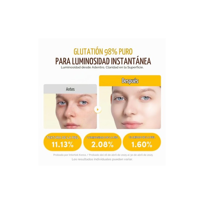 EQQUALBERRY Toner Pads Faciales Colágeno y Glutatión 60 Pads
