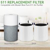 511 True HEPA Filter Replacement Compatible with Blueair Blue Pure