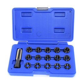 AB Tools-US Pro Spark Plug Tap Thread Repair Rethreading Set Kit M14 x 1.25 16pc