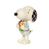 Enesco Peanuts by Jim Shore Snoopy Holding Spring Flowers -
