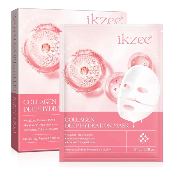 Mascarilla Hidratante Colágeno Nutritiva Reafirma Rejuvenece Todo Tipo De Piel