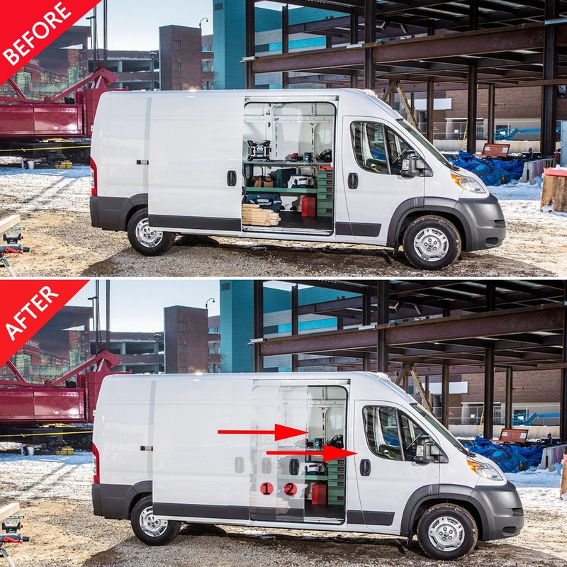 Timilge Sliding Door Stopper for Van Door Midway Door Stop