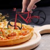 HANHAN Pizza Cutter Bicycle Pizza Cutter Bicycle Pizza Slicer Stainless