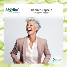 APOrtha® ID-alG™- 60 vegane Kapseln, ID-AlG 400 mg, Extrakt aus den braunen Meeresalgen Ascophyllum nodosum, 60 Kapseln für 30 Tage, glutenfrei, allergenfrei, laktosefrei, vegan
