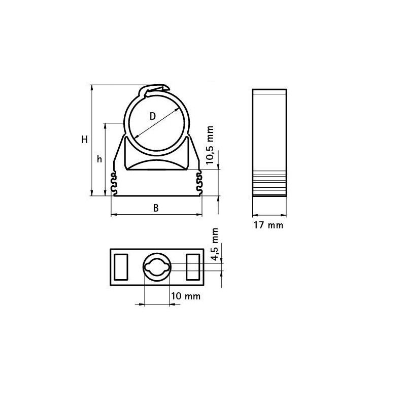 Walraven starQuick® Clamp 20-23mm (Grey) x 50 Quantity