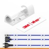 Cable Clips with Strong Self-Adhesive, XIAOXI Cord Organizer Cable Management