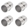 PRIOstahl Pipe Connector Connection Sleeve Connector Plug Fitting Connection Sleeve